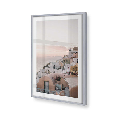 [Color:Polished Chrome], Picture of art in a Polished Chrome frame of the corner