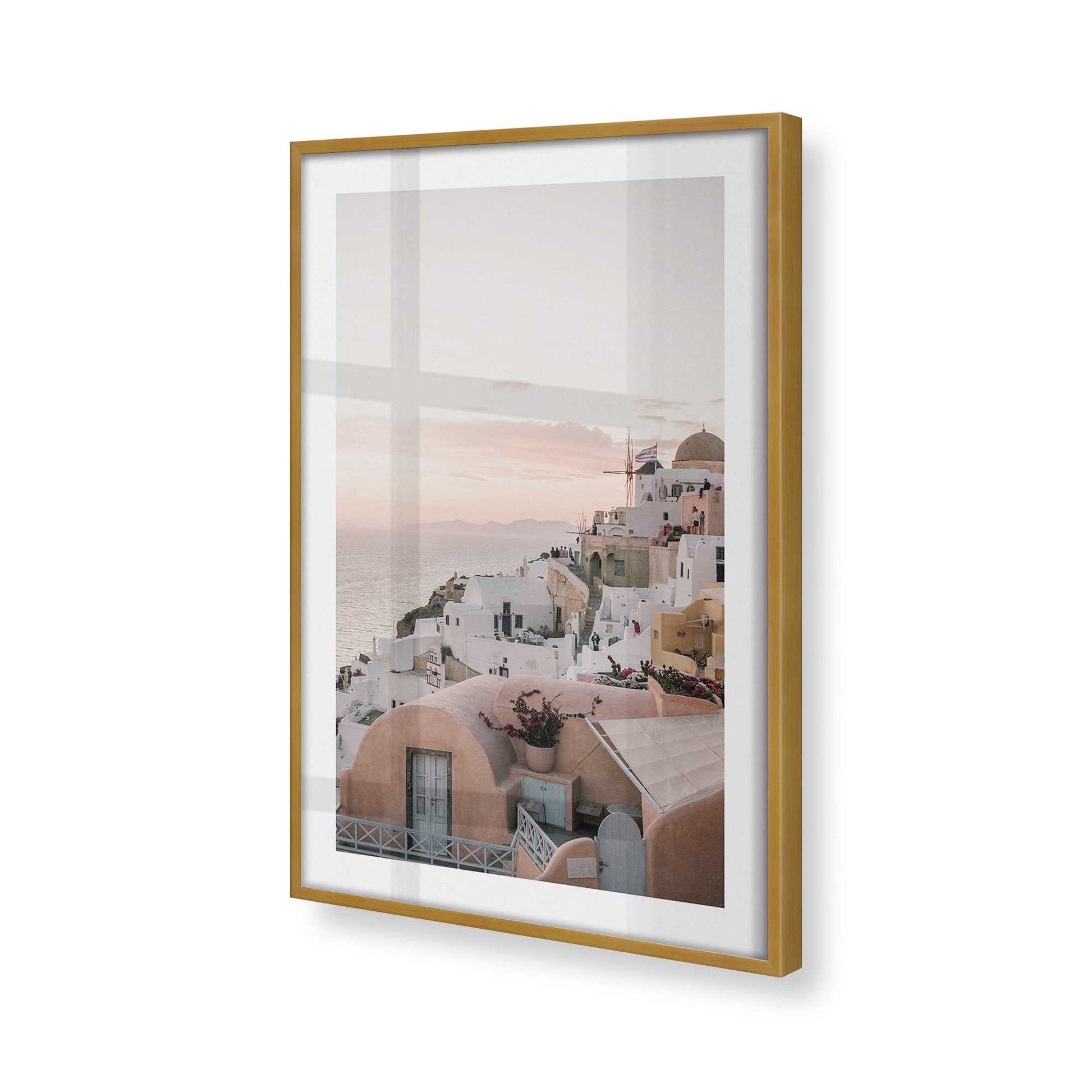 [Color:Polished Gold], Picture of art in a Polished Gold frame of the corner