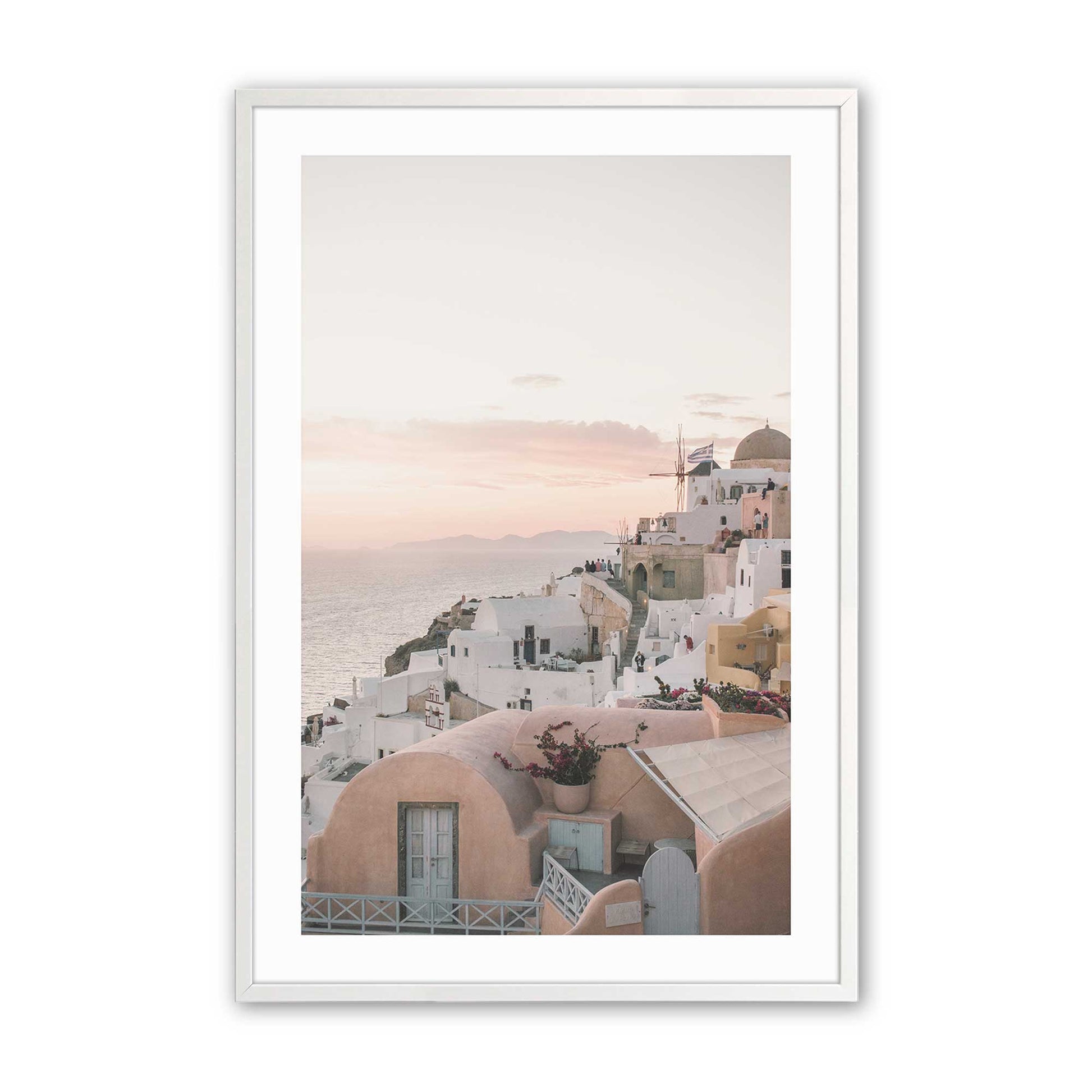 [Color:Opaque White], Picture of art in a Opaque White frame