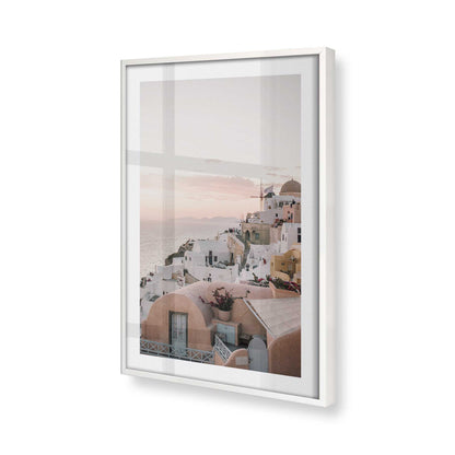 [Color:Opaque White], Picture of art in a Opaque White frame of the corner