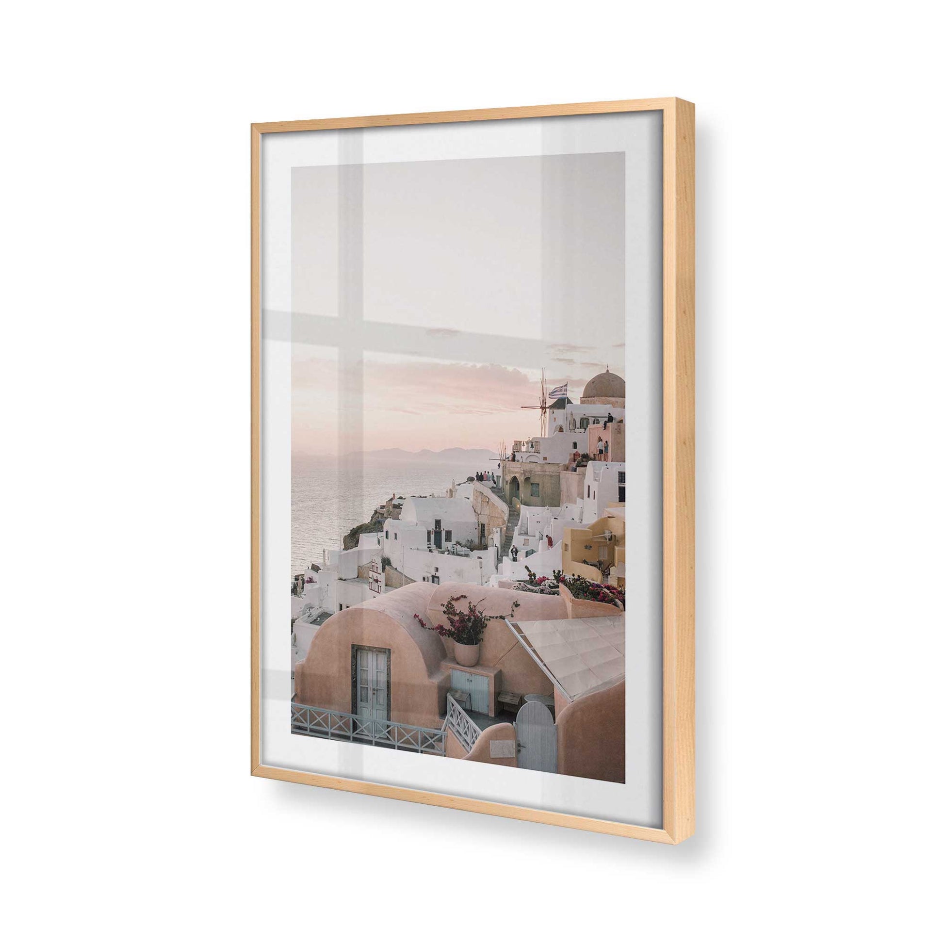 [Color:Raw Maple], Picture of art in a Raw Maple frame of the corner