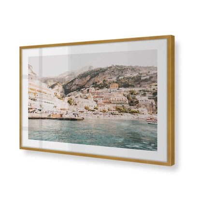 [Color:Polished Gold], Picture of art in a Polished Gold frame of the corner