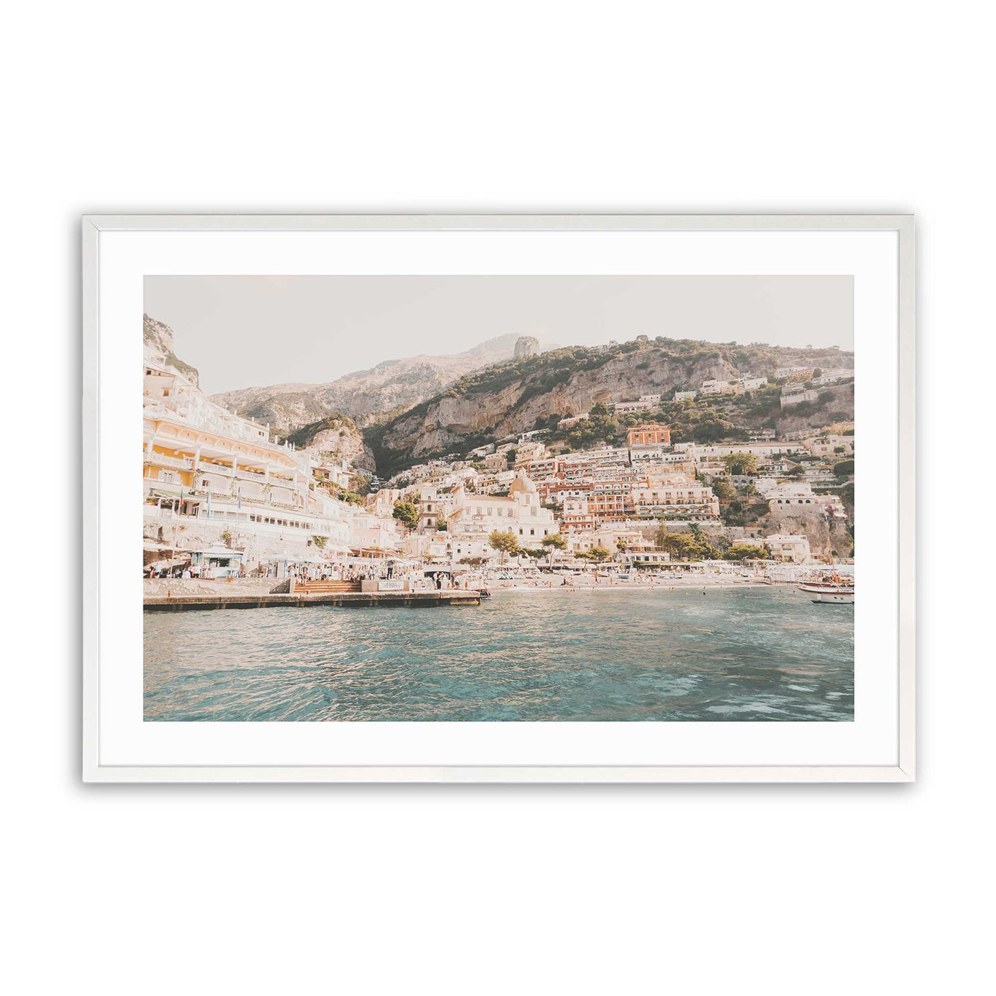 [Color:Opaque White], Picture of art in a Opaque White frame