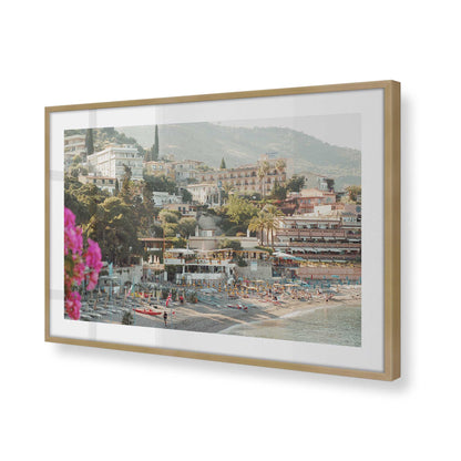 [Color:Brushed Gold], Picture of art in a Brushed Gold frame of the corner