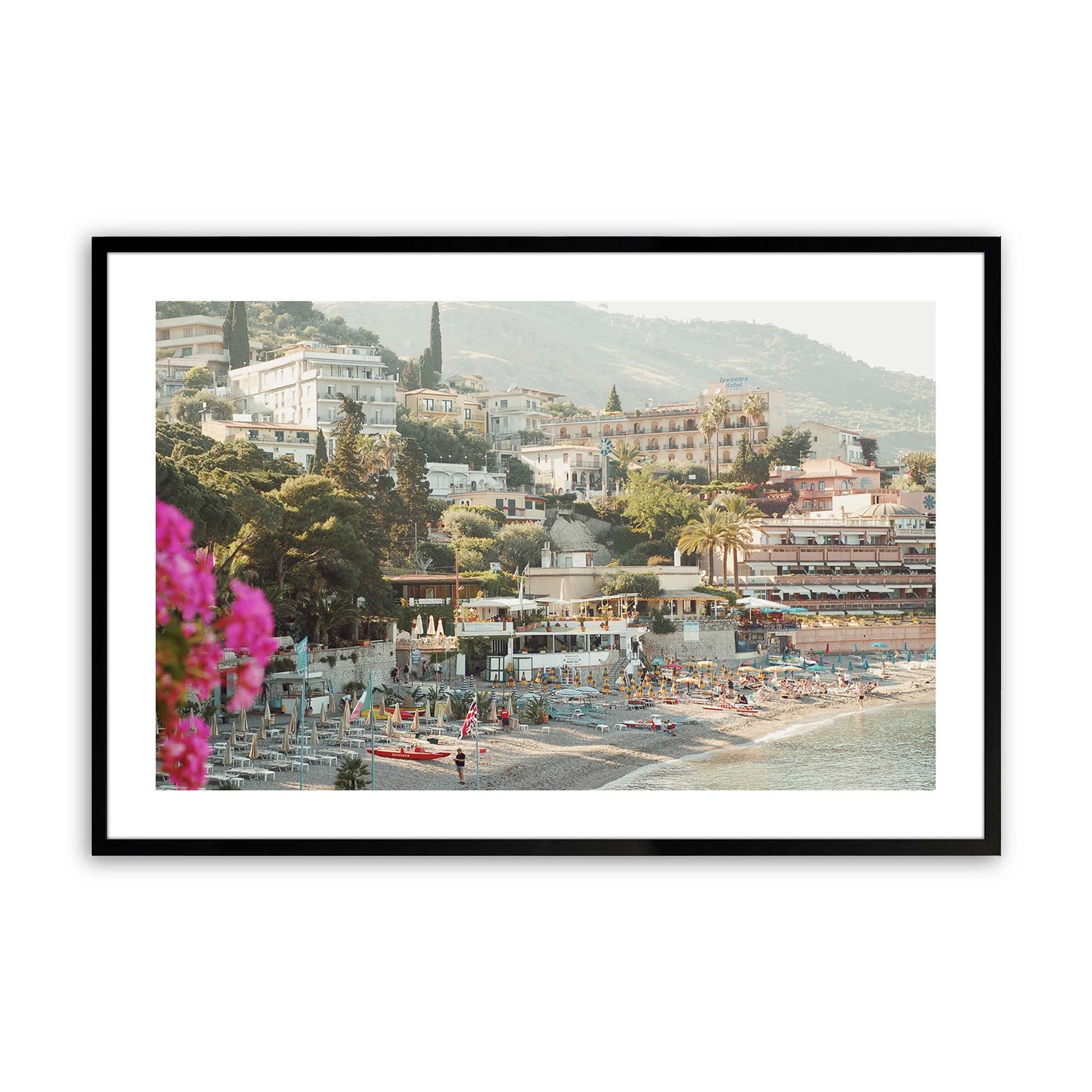 [Color:Satin Black], Picture of art in a Satin Black frame
