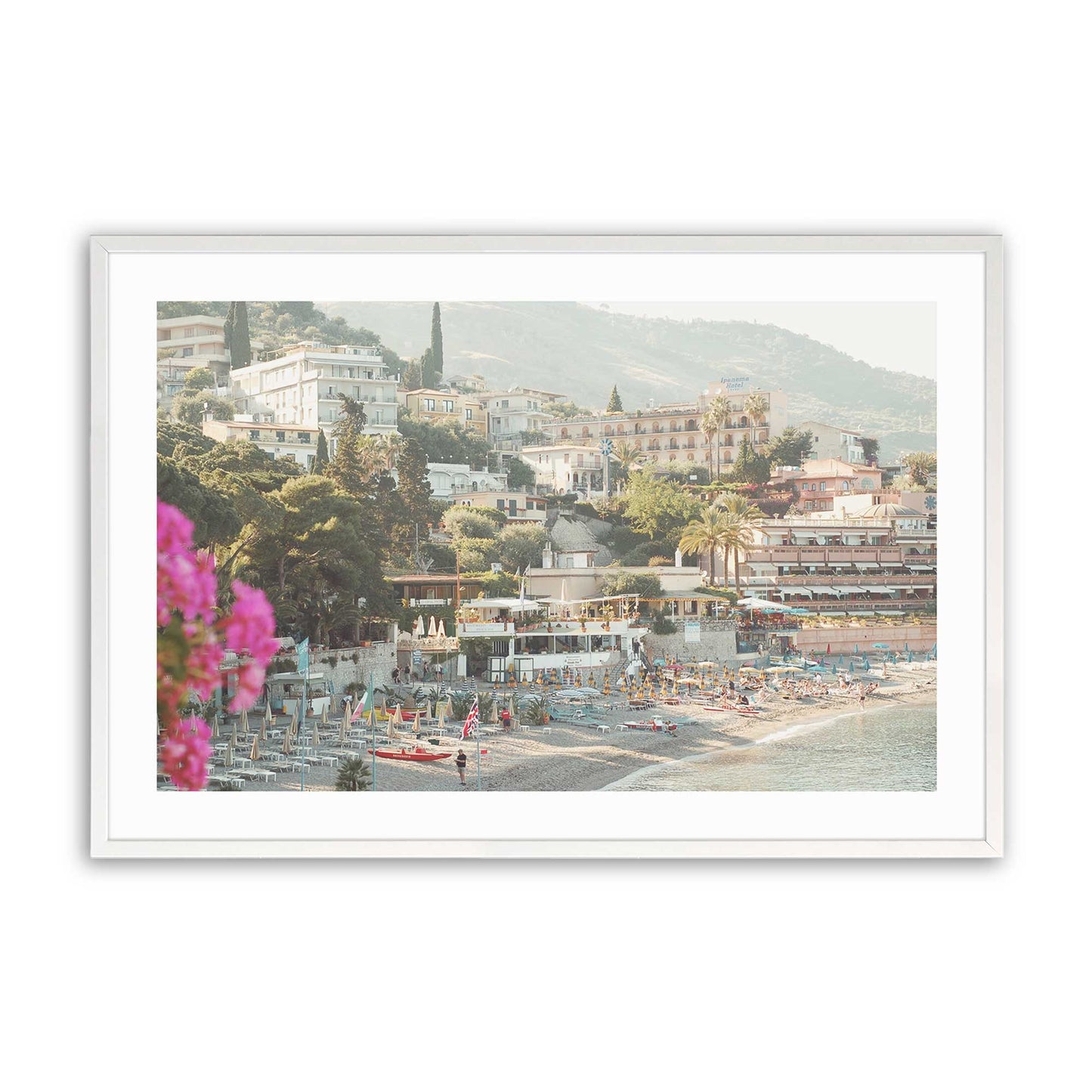 [Color:Opaque White], Picture of art in a Opaque White frame