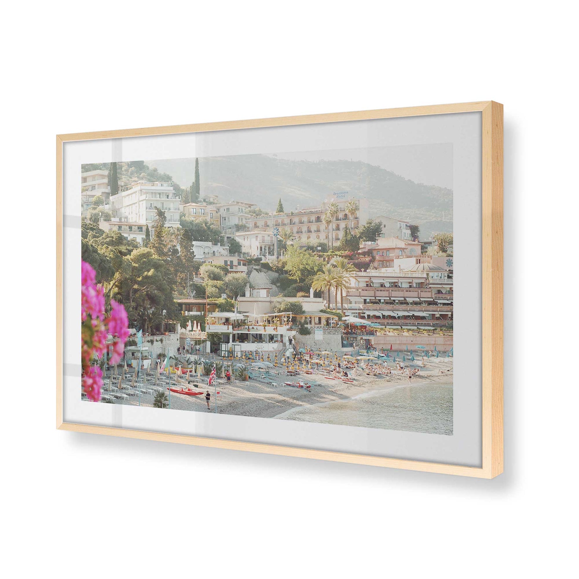 [Color:Raw Maple], Picture of art in a Raw Maple frame of the corner