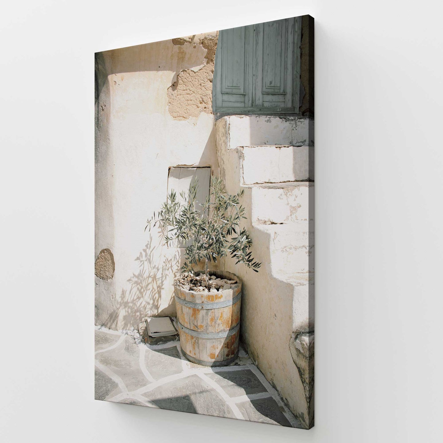 [Color:Stretched Canvas], Picture of art at an angle