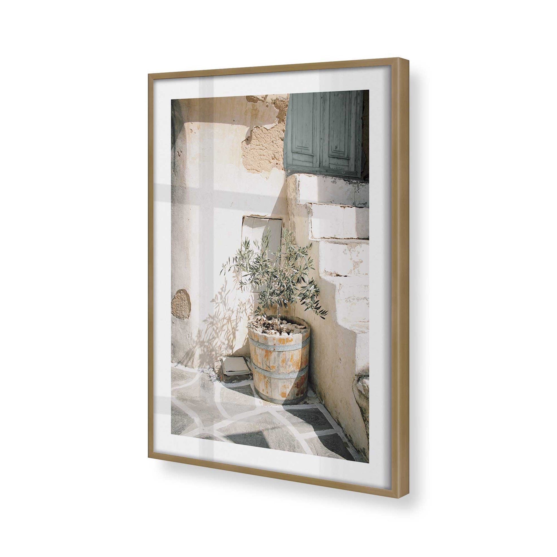 [Color:Brushed Gold], Picture of art in a Brushed Gold frame of the corner