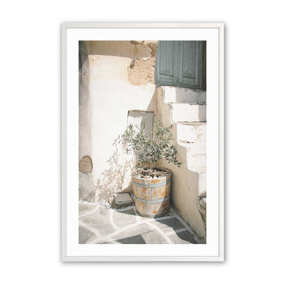 [Color:Opaque White], Picture of art in a Opaque White frame