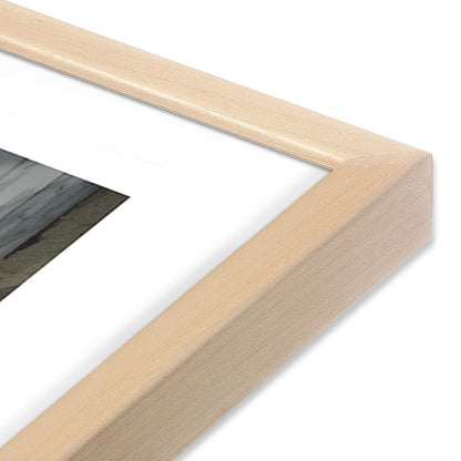 [Color:Raw Maple], Picture of art in a Raw Maple frame at an angle