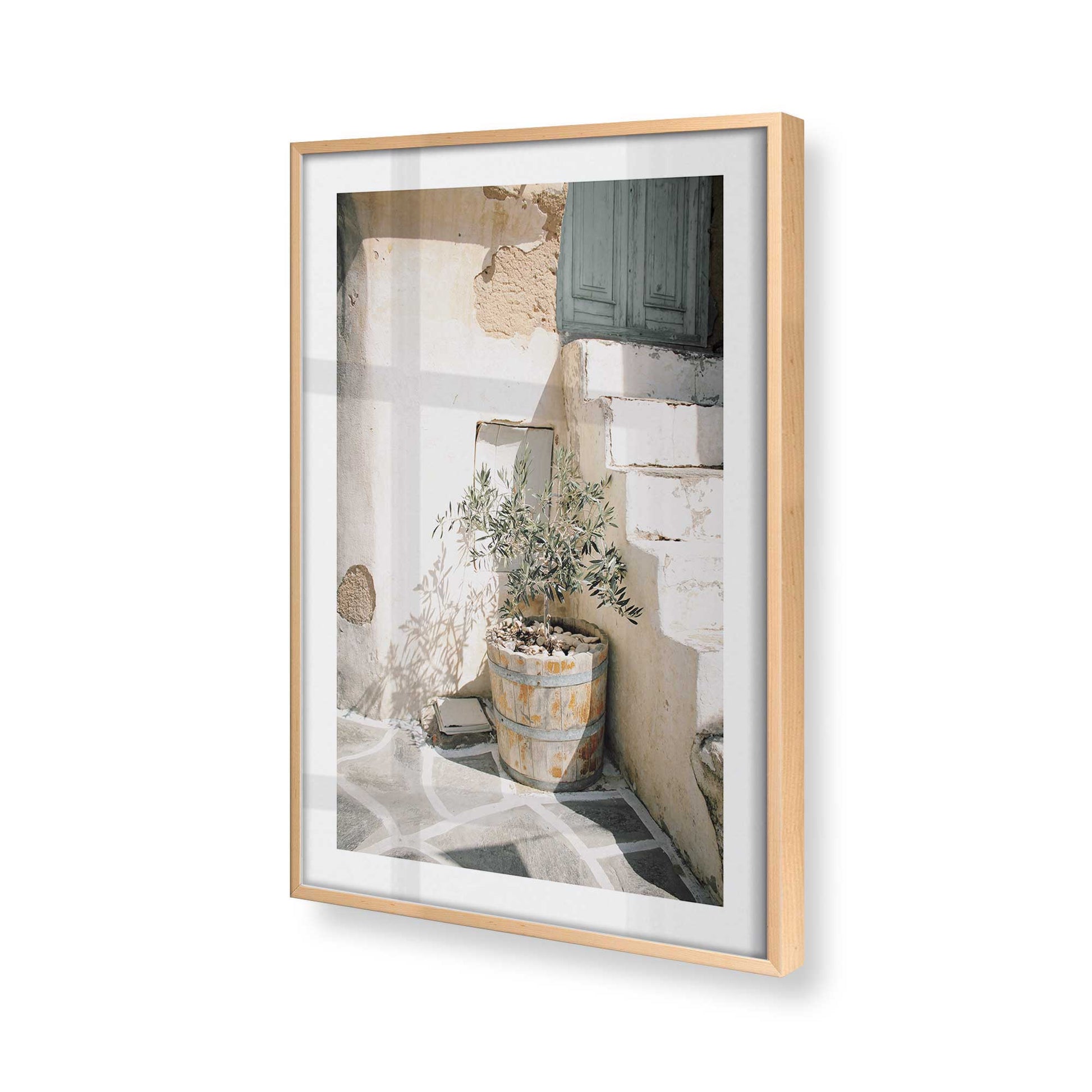 [Color:Raw Maple], Picture of art in a Raw Maple frame of the corner