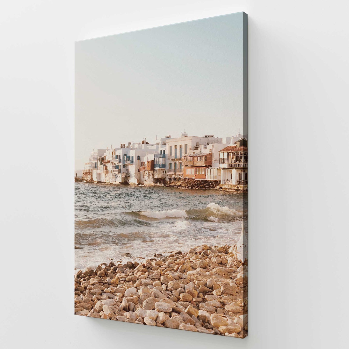 [Color:Stretched Canvas], Picture of art at an angle