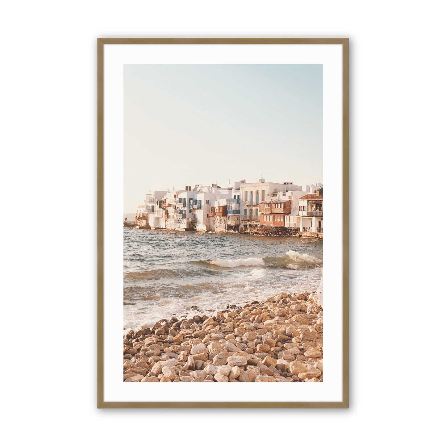 [Color:Brushed Gold], Picture of art in a Brushed Gold frame