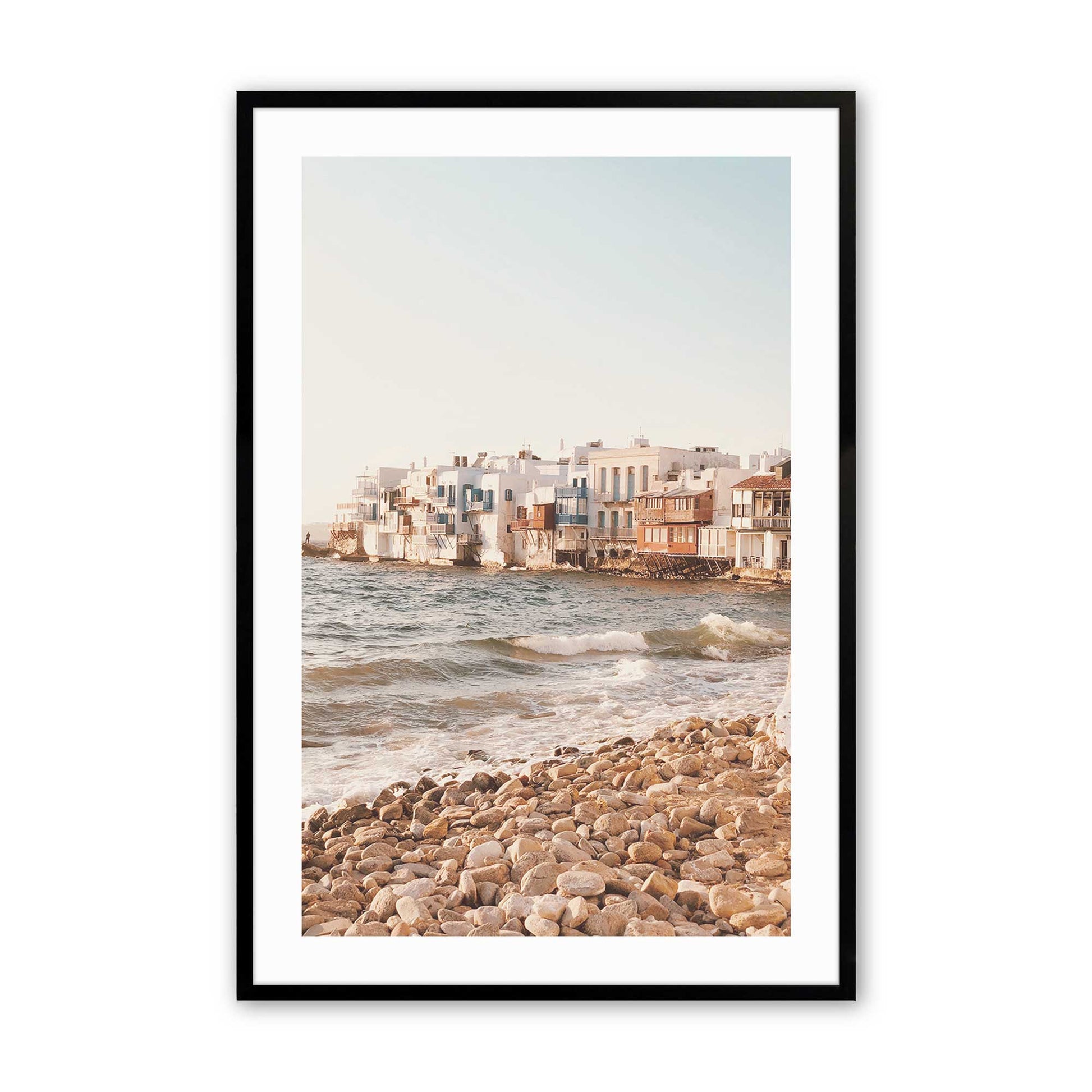 [Color:Satin Black], Picture of art in a Satin Black frame