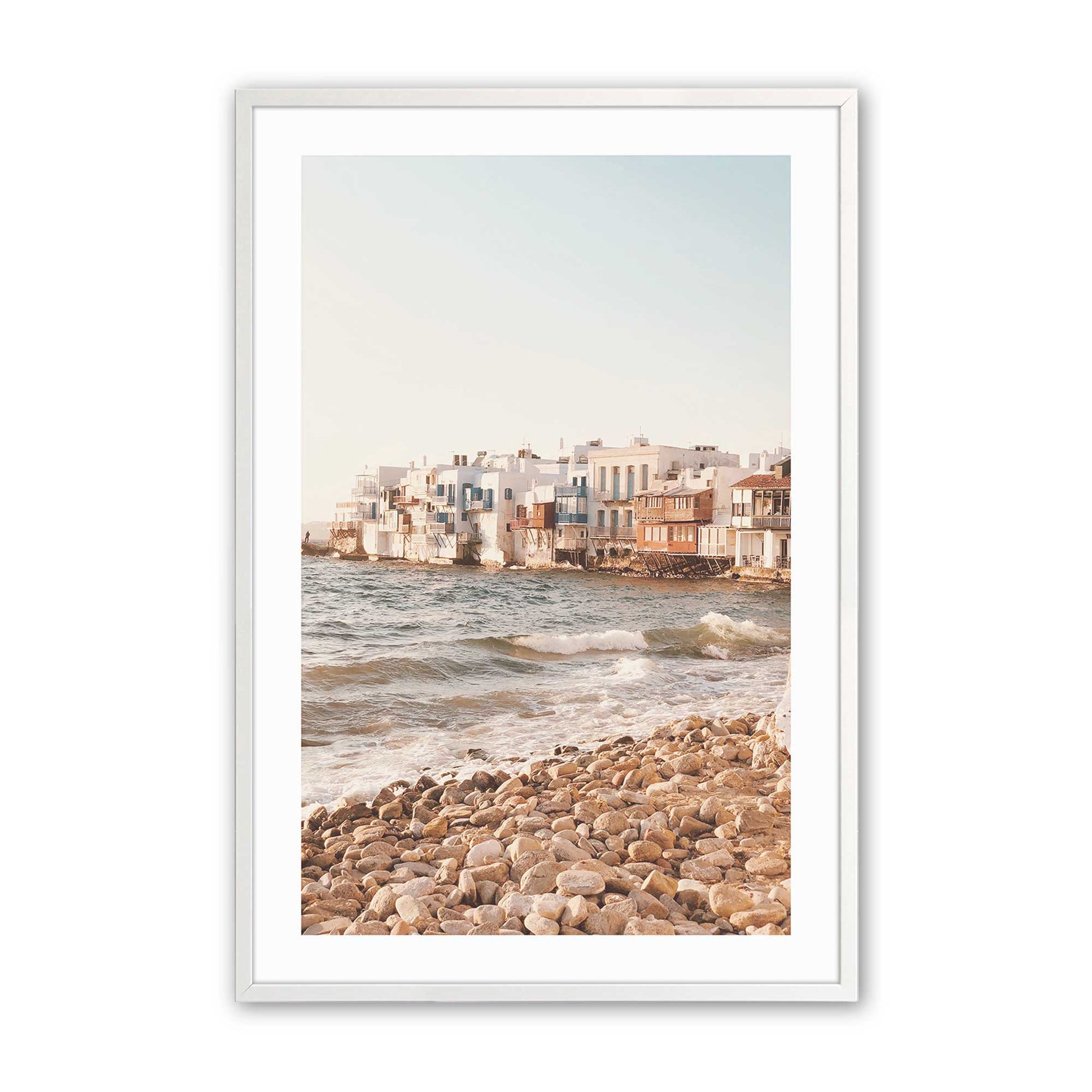 [Color:Opaque White], Picture of art in a Opaque White frame