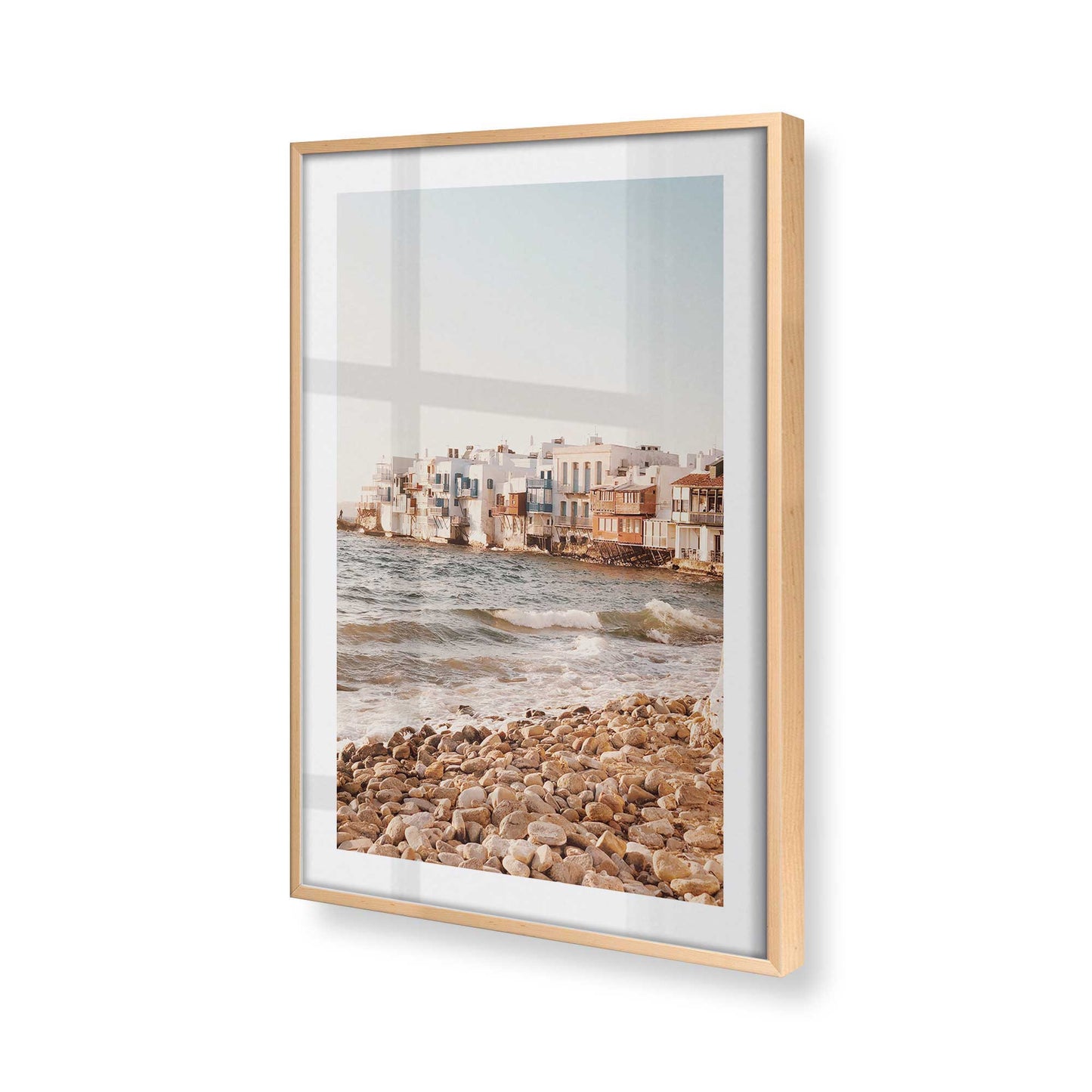[Color:Raw Maple], Picture of art in a Raw Maple frame of the corner