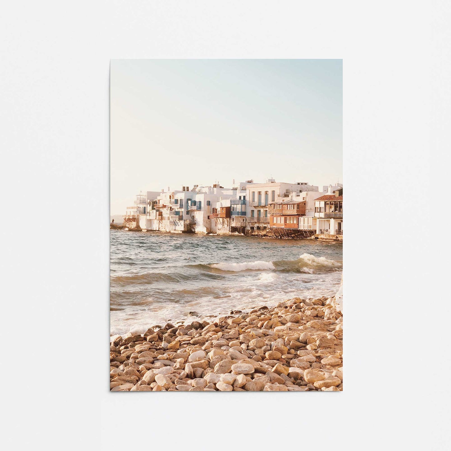 Mykonos Morning Promotional Rolled Print