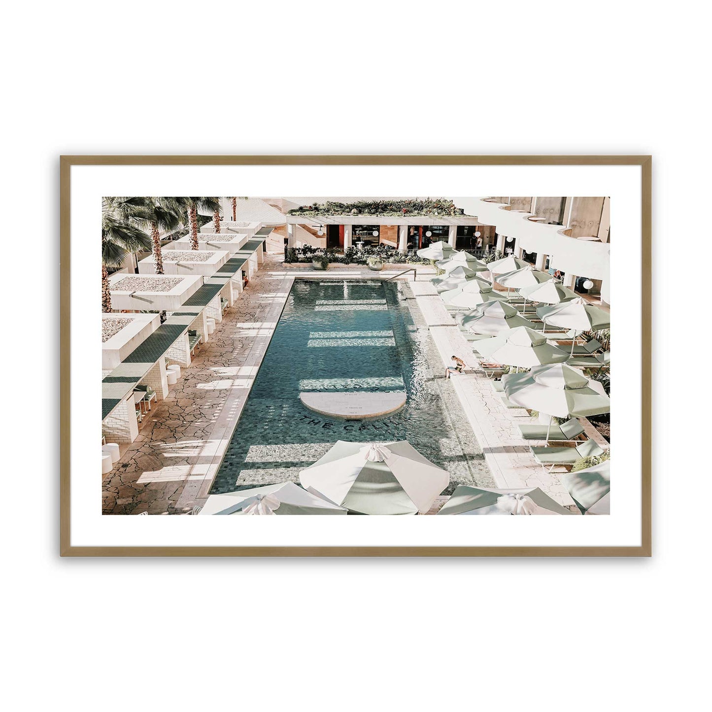 [Color:Brushed Gold], Picture of art in a Brushed Gold frame