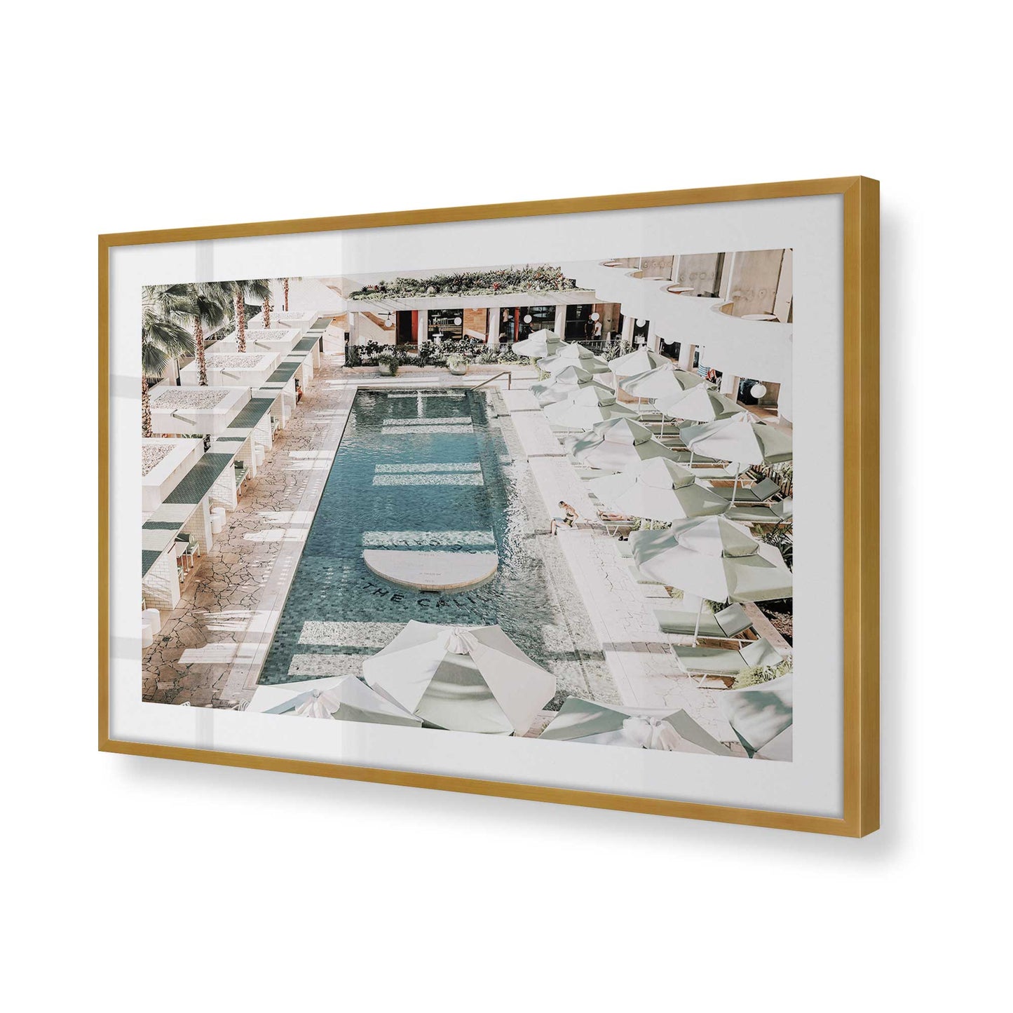 [Color:Polished Gold], Picture of art in a Polished Gold frame of the corner