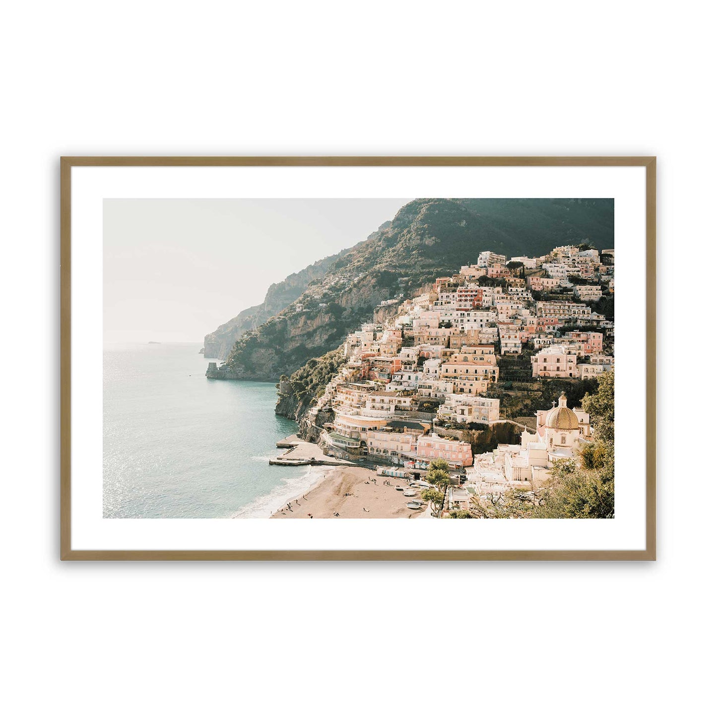 [Color:Brushed Gold], Picture of art in a Brushed Gold frame