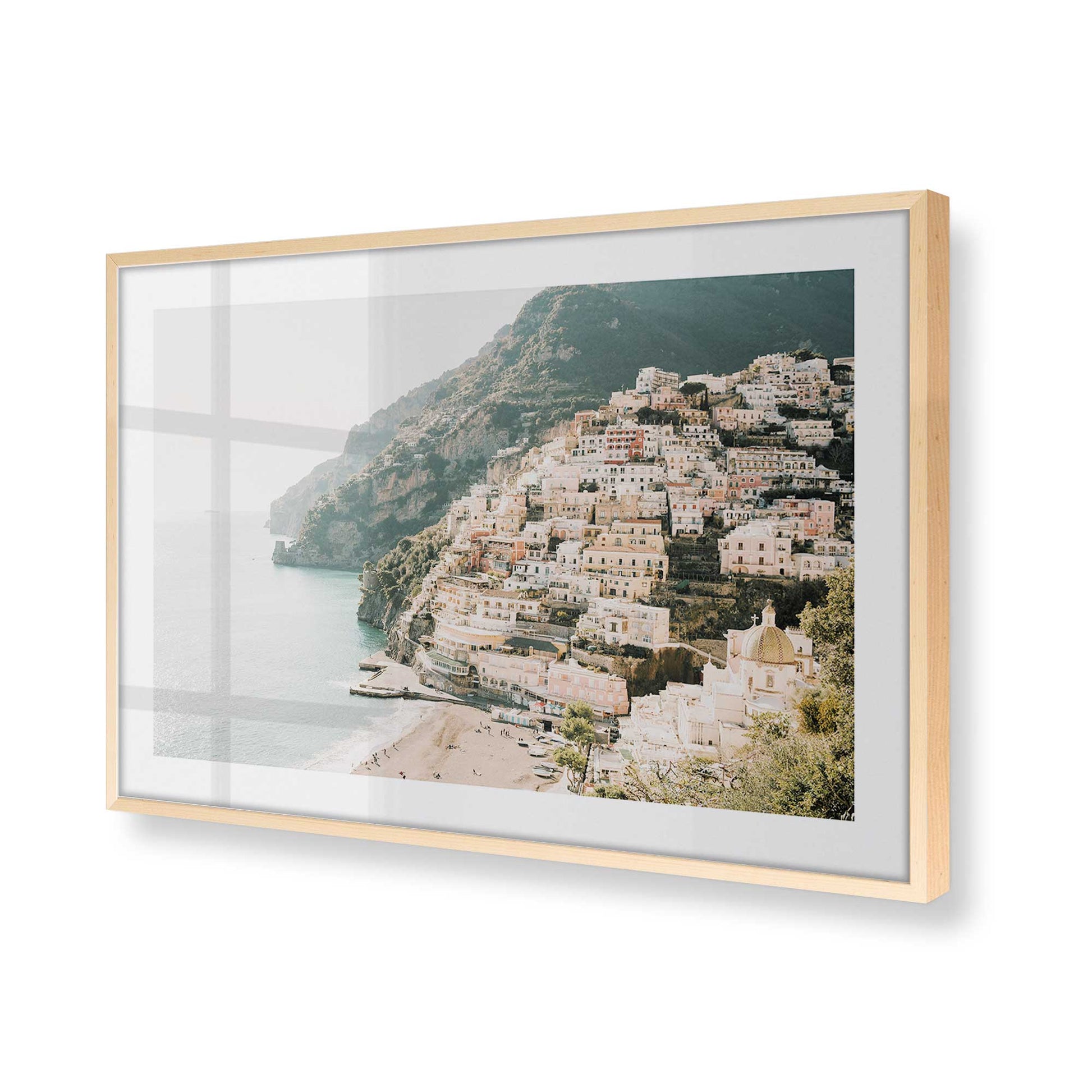 [Color:Raw Maple], Picture of art in a Raw Maple frame of the corner