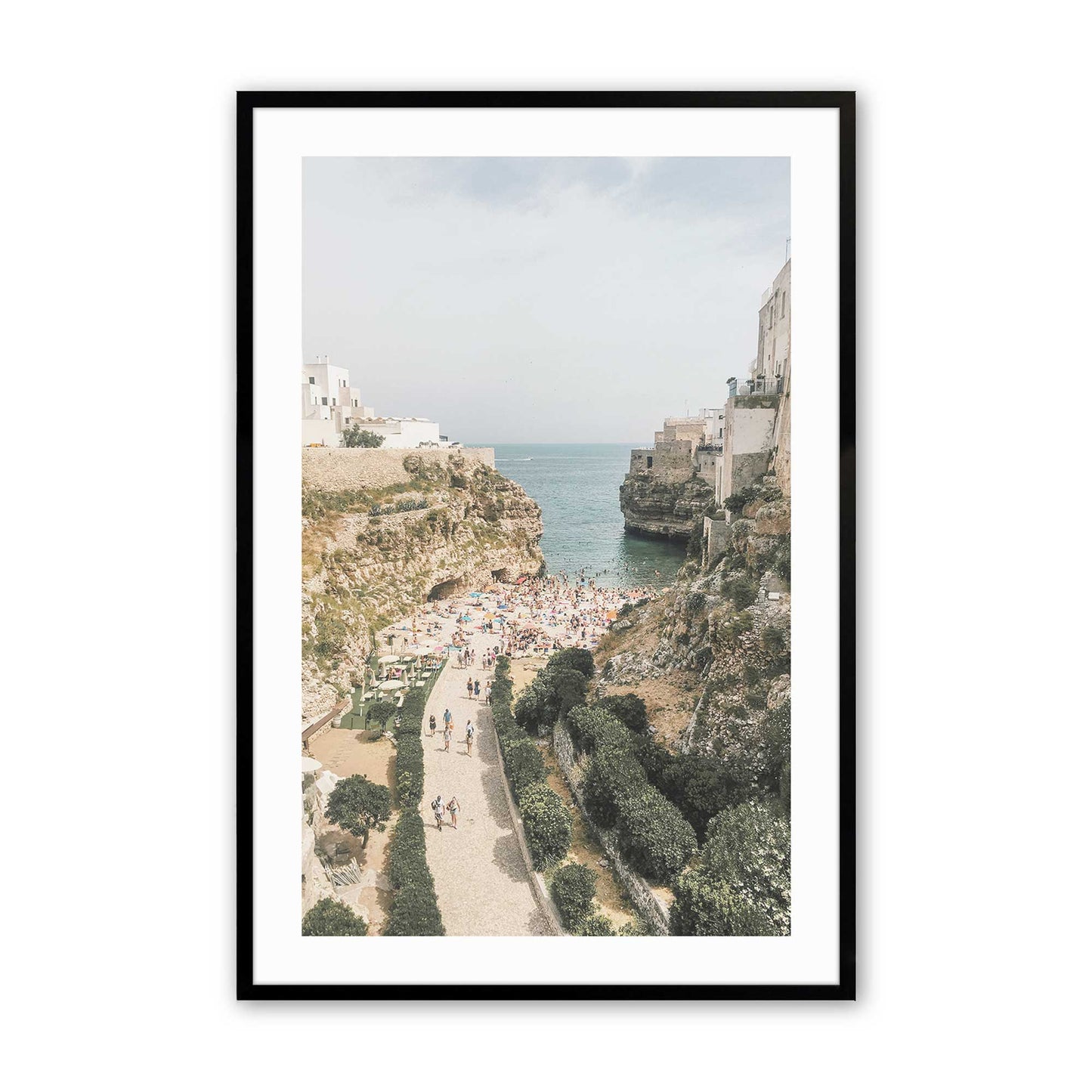 [Color:Satin Black], Picture of art in a Satin Black frame