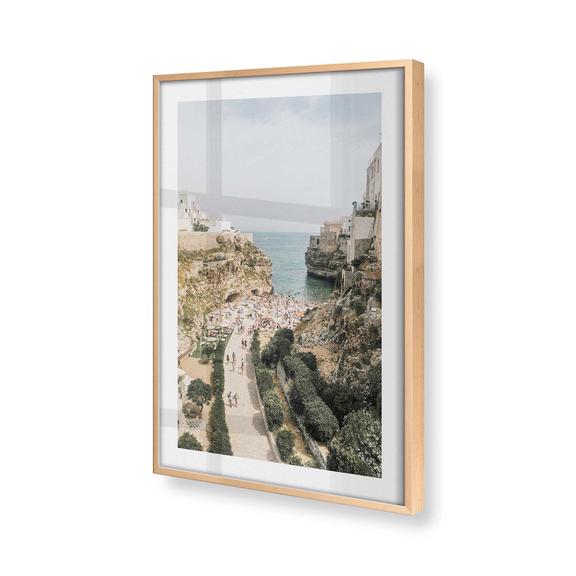 [Color:Raw Maple], Picture of art in a Raw Maple frame of the corner