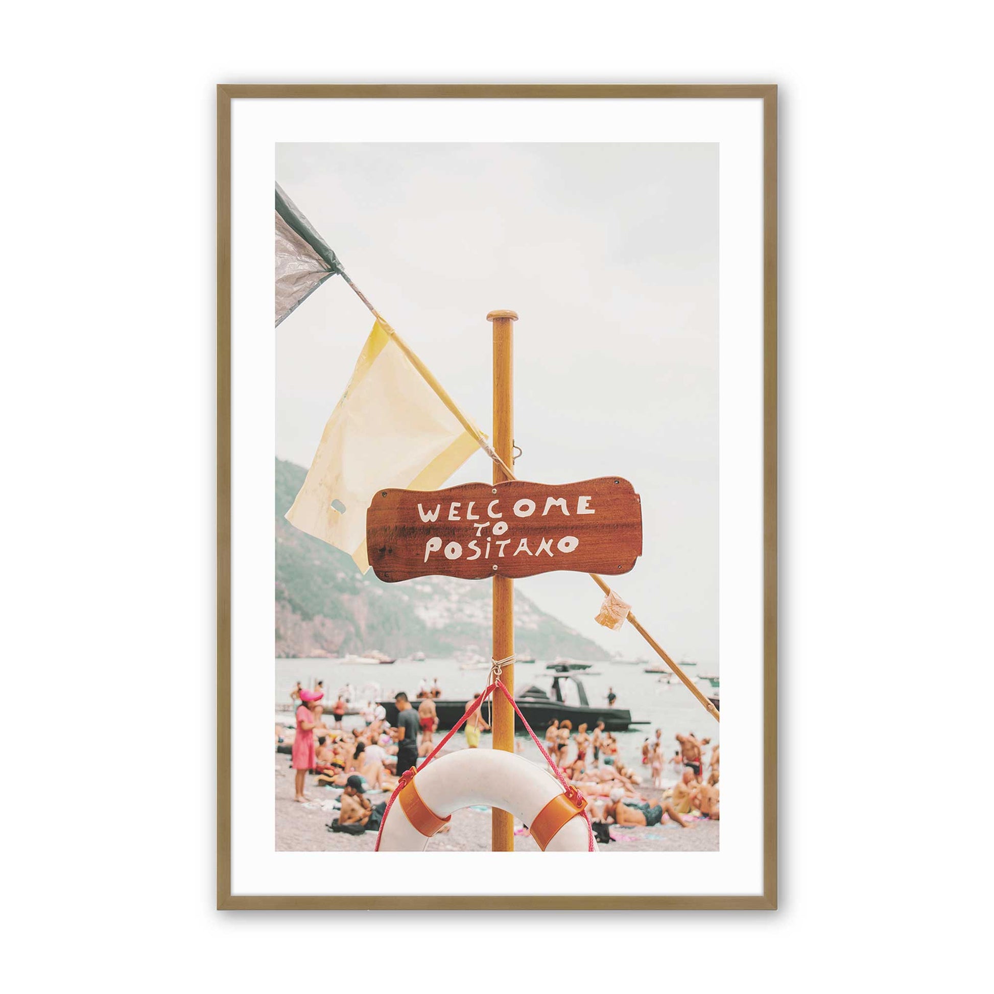 [Color:Brushed Gold], Picture of art in a Brushed Gold frame