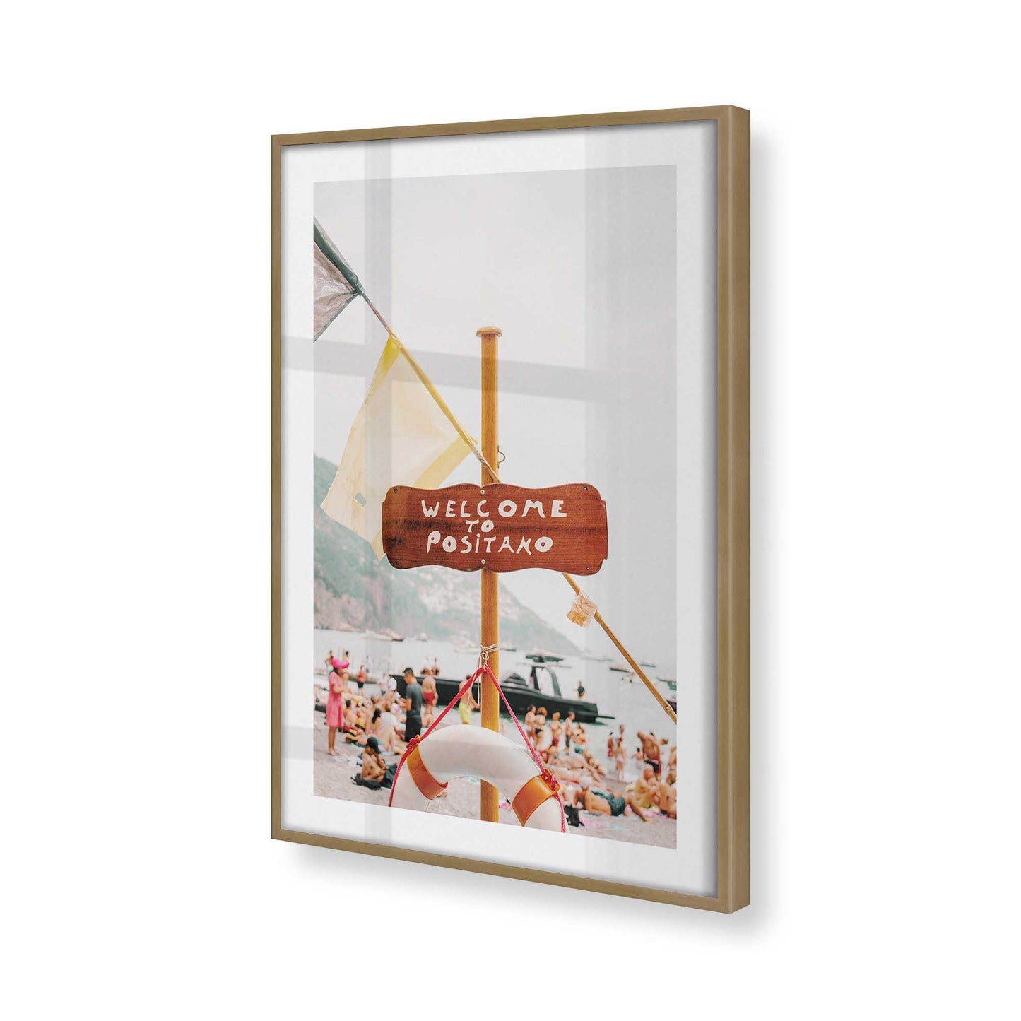 [Color:Brushed Gold], Picture of art in a Brushed Gold frame of the corner