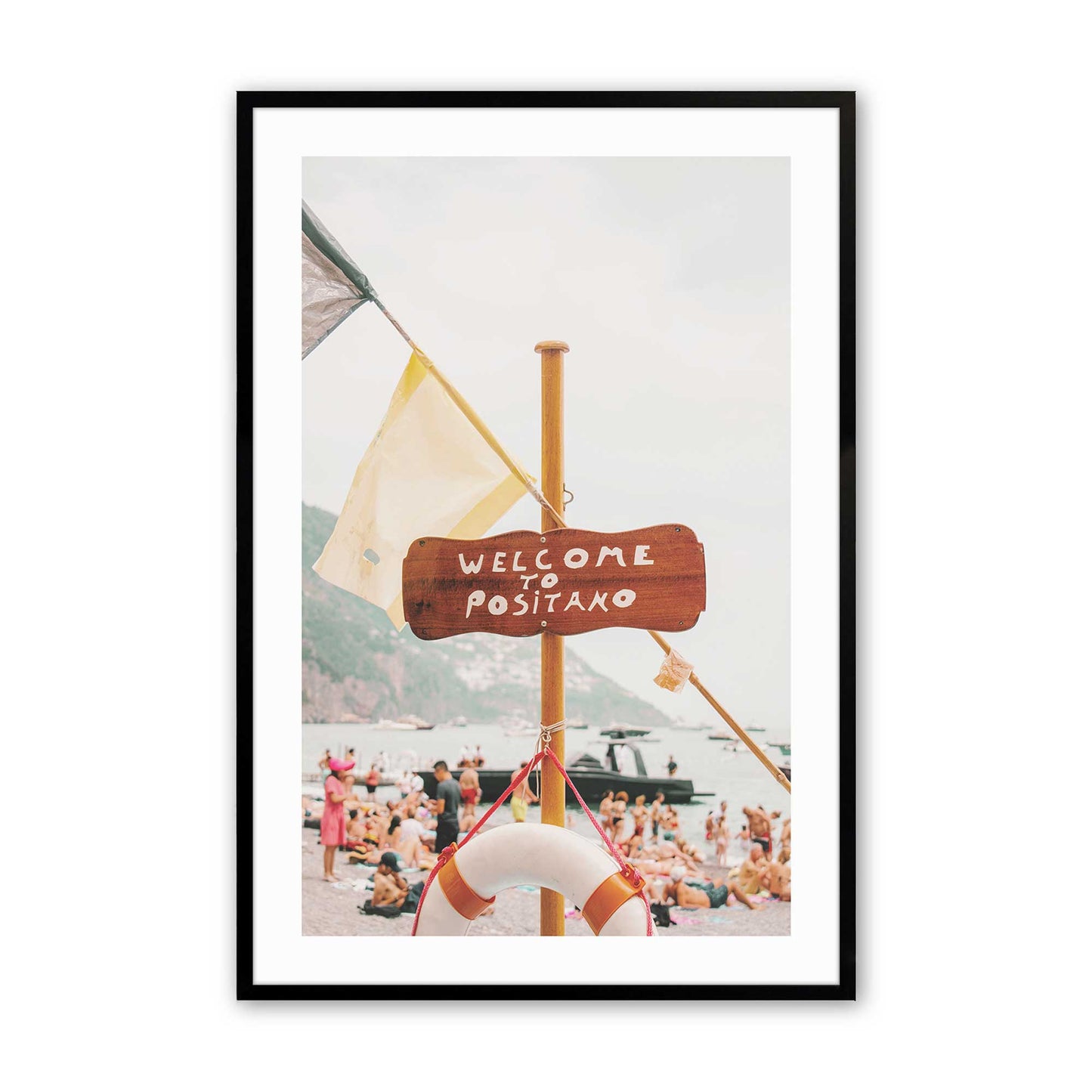 [Color:Satin Black], Picture of art in a Satin Black frame