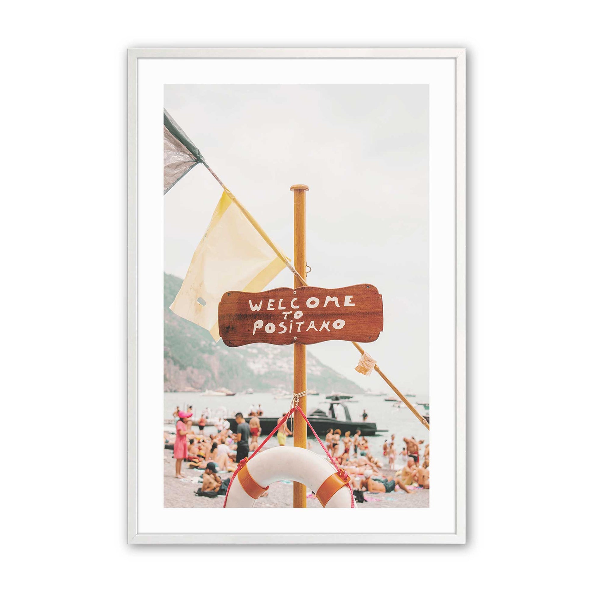 [Color:Opaque White], Picture of art in a Opaque White frame