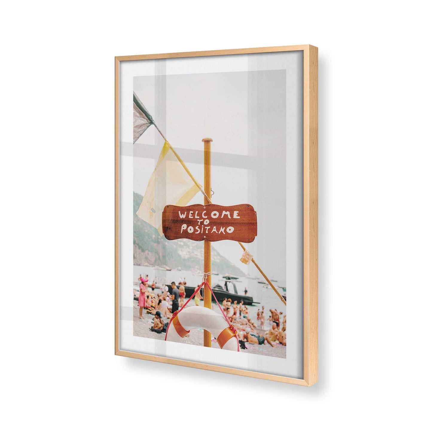[Color:Raw Maple], Picture of art in a Raw Maple frame of the corner
