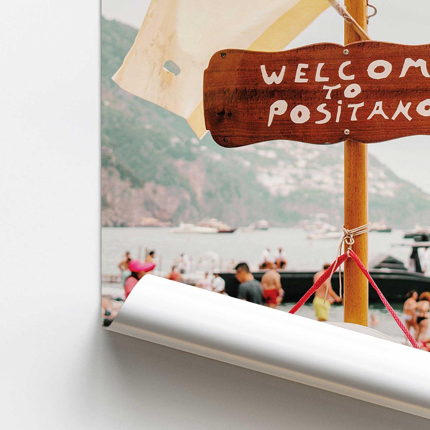 Positano Welcome Promotional Rolled Print