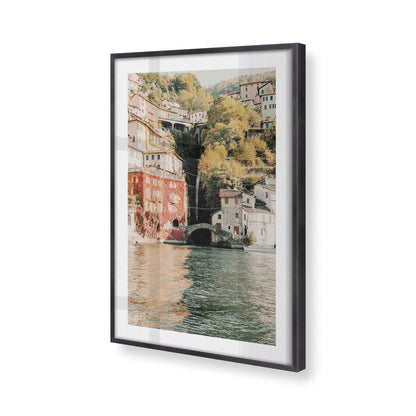 [Color:Weathered Zinc], Picture of art in a Weathered Zinc frame of the corner