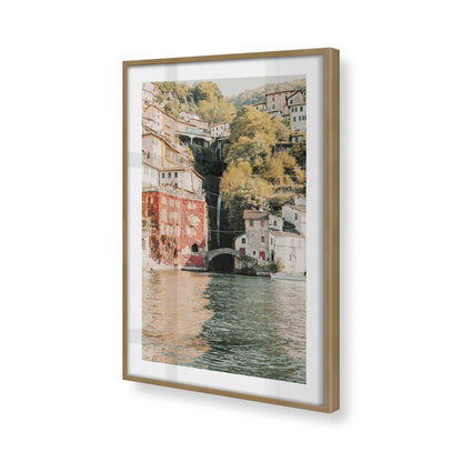 [Color:Brushed Gold], Picture of art in a Brushed Gold frame of the corner
