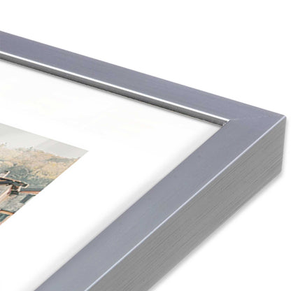 [Color:Polished Chrome], Picture of art in a Polished Chrome frame at an angle