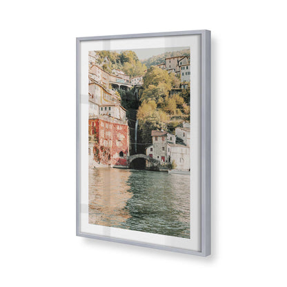 [Color:Polished Chrome], Picture of art in a Polished Chrome frame of the corner