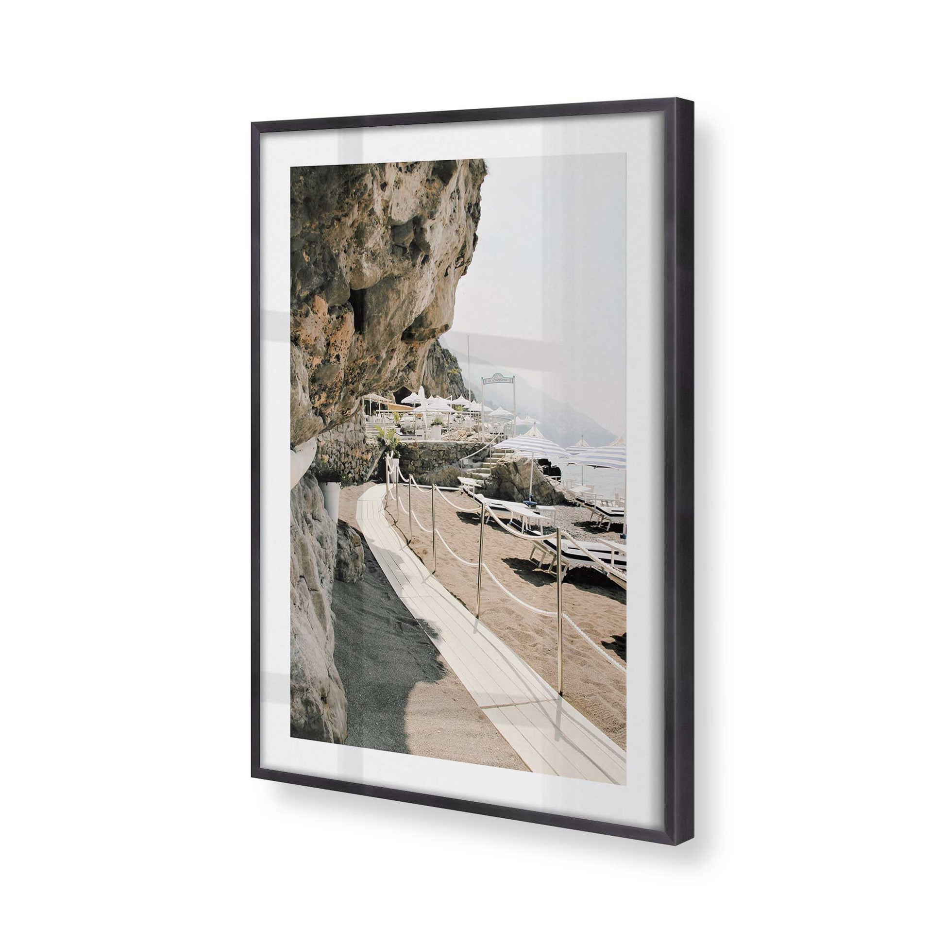 [Color:Weathered Zinc], Picture of art in a Weathered Zinc frame of the corner