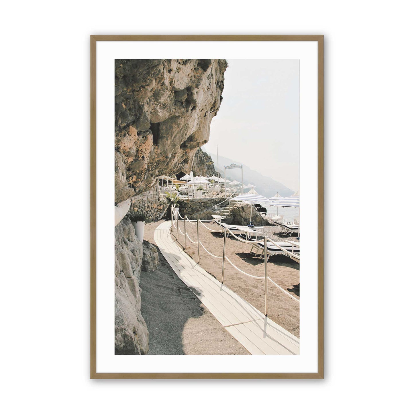 [Color:Brushed Gold], Picture of art in a Brushed Gold frame