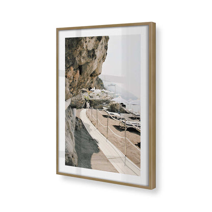 [Color:Brushed Gold], Picture of art in a Brushed Gold frame of the corner