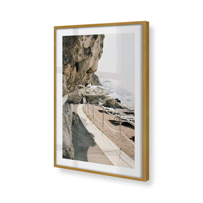 [Color:Polished Gold], Picture of art in a Polished Gold frame of the corner