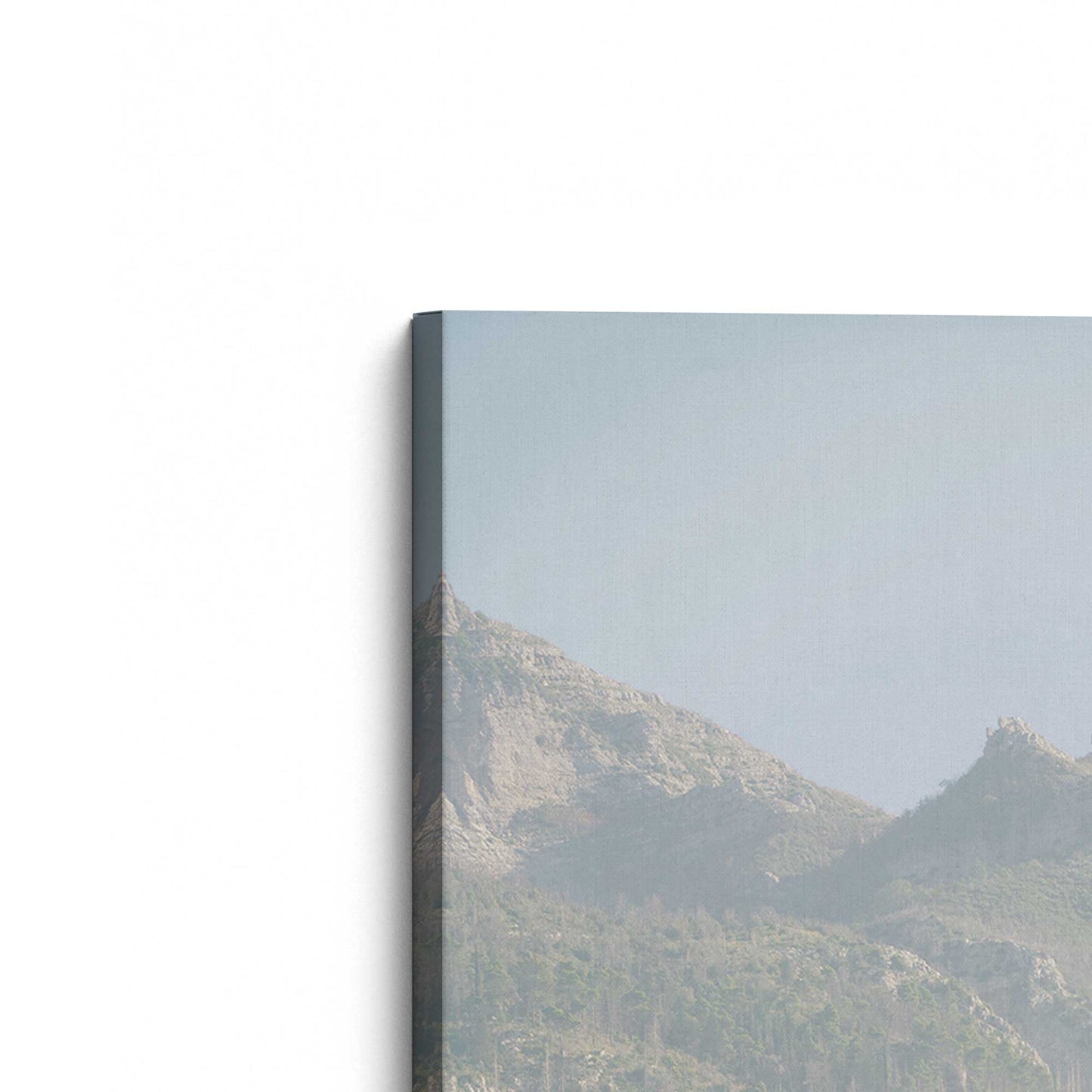 [Color:Stretched Canvas], Picture of the corner of the art