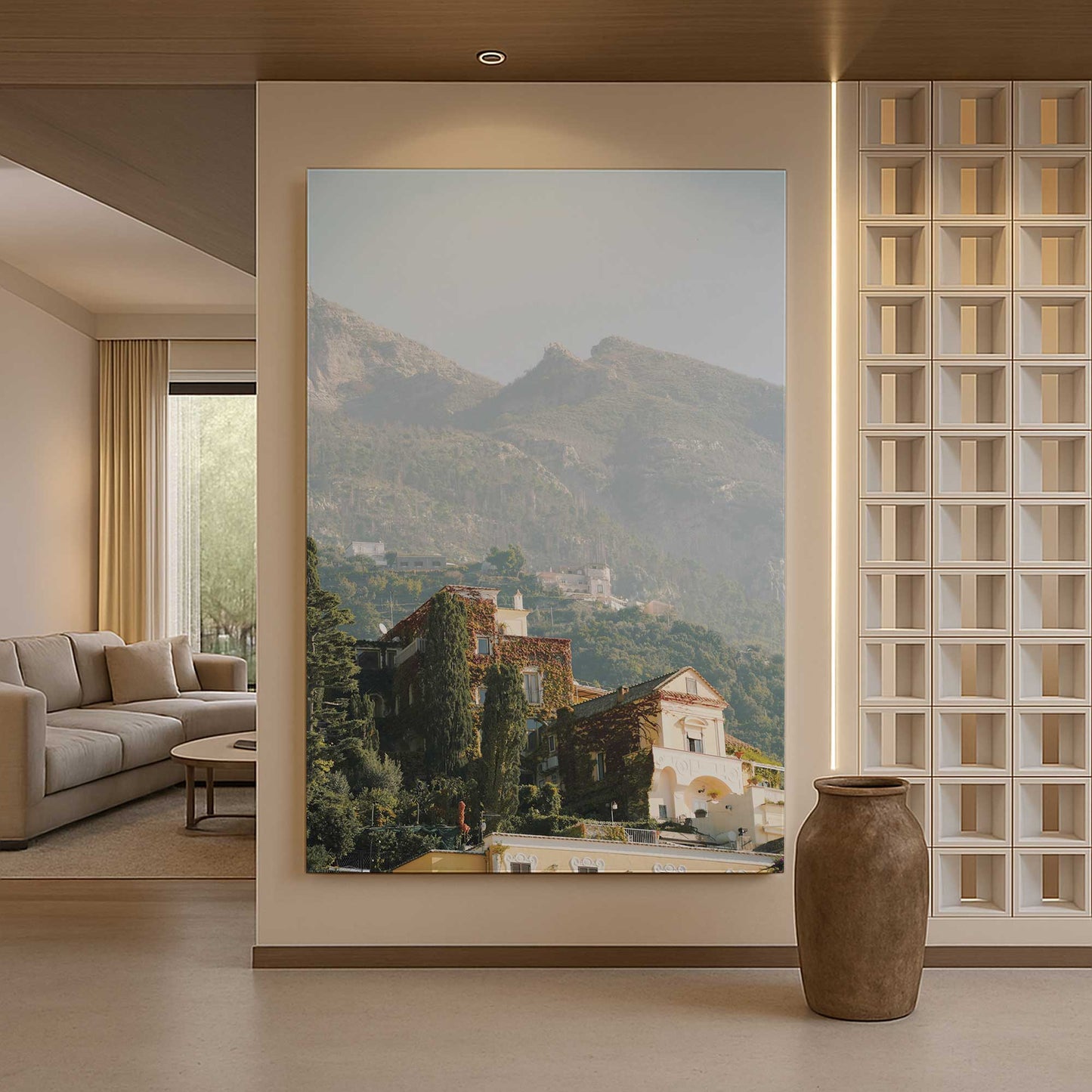 [LIFESTYLE], art hanging in a room