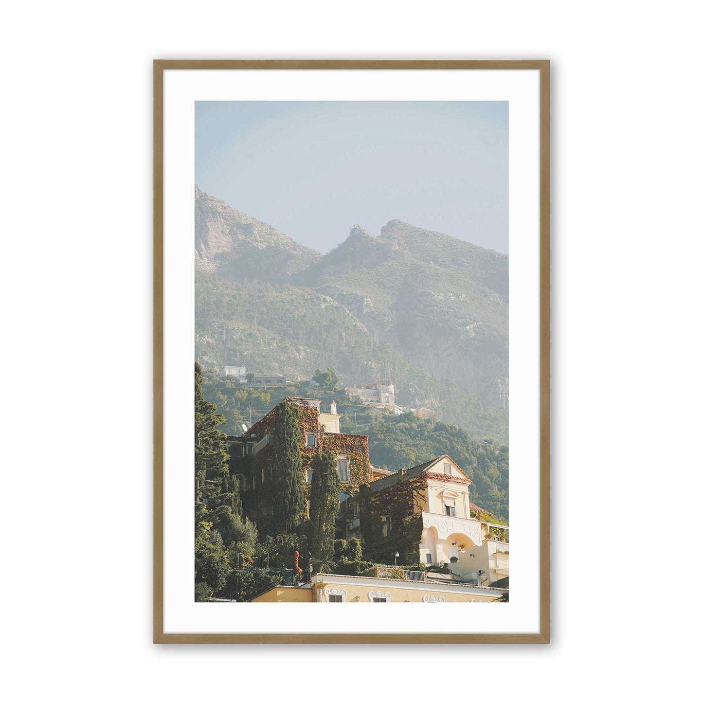 [Color:Brushed Gold], Picture of art in a Brushed Gold frame