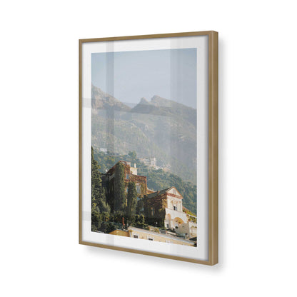 [Color:Brushed Gold], Picture of art in a Brushed Gold frame of the corner