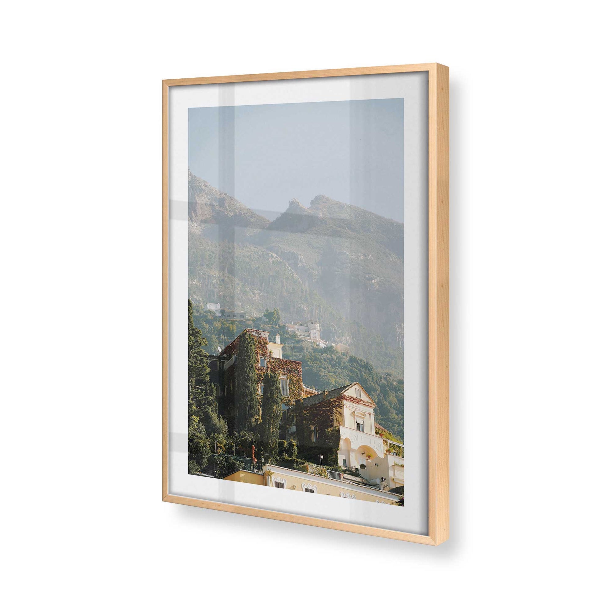 [Color:Raw Maple], Picture of art in a Raw Maple frame of the corner
