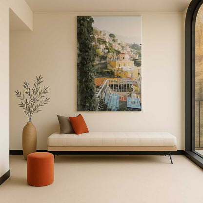 [Color:Stretched Canvas], Picture of art in a room