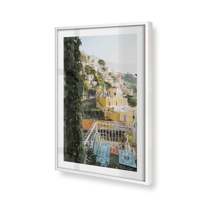[Color:Opaque White], Picture of art in a Opaque White frame of the corner