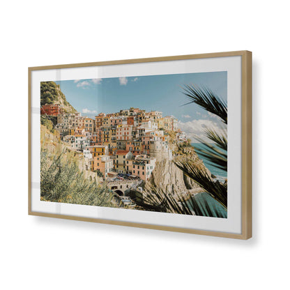 [Color:Brushed Gold], Picture of art in a Brushed Gold frame of the corner